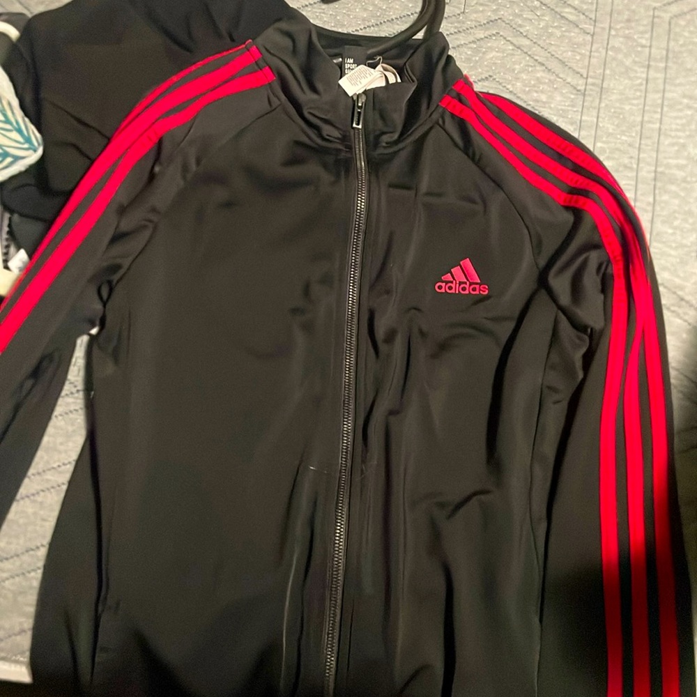 adidas zip up size medium